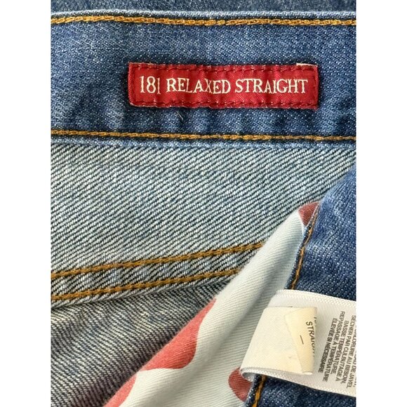 Vintage Lucky Brand Men's Relaxed Straight Blue Jeans Size 34x30 - Picture 8 of 11